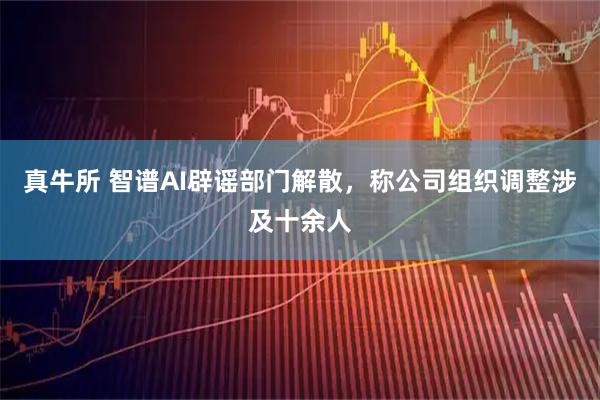 真牛所 智谱AI辟谣部门解散，称公司组织调整涉及十余人